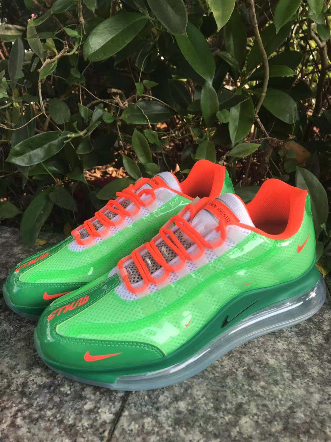 Nike Air Max 720 95 Green Red Shoes